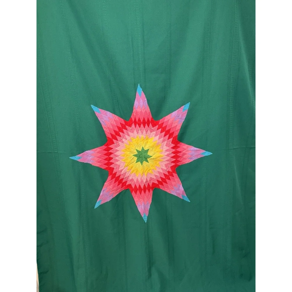Vintage Starburst Embroidered Tablecloth 70